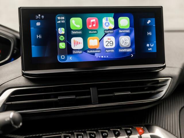 Peugeot 3008 1.2 PureTech Allure Sport Automaat (APPLE CARPLAY, GROOT NAVI, LEDER, 360 CAMERA, STOELVERWARMING, SPORTSTOELEN, GETINT GLAS, KEYLESS, NIEUWSTAAT)