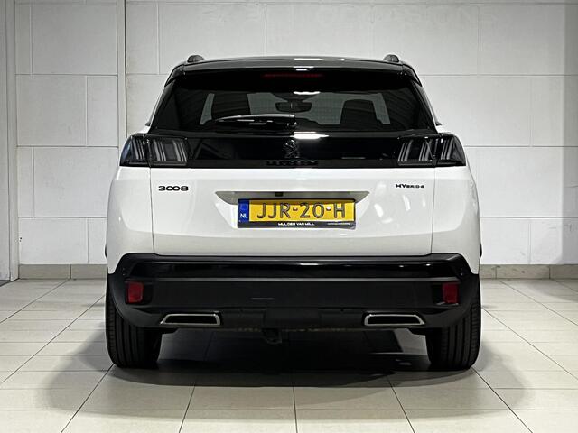 Peugeot 3008 GT Pack 1.6 PHEV HYbrid4 300pk 4x4 e-EAT8 | NAPPA LEDER | FOCAL AUDIO | BLACK PACK | PANODAK | TREKHAAK | STOELMASSAGE | FULL LED | TWO-TONE! | ISOFIX |
