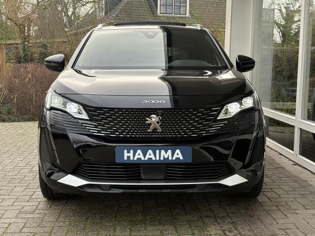 Peugeot 3008 1.6 HYbrid 225 GT Pack Business | Focal Audio | Schuif-/kanteldak | Elektr. achterklep | Full LED | Adaptieve Cruise | 360gr. camera | Navigatie | Stoelverwarming