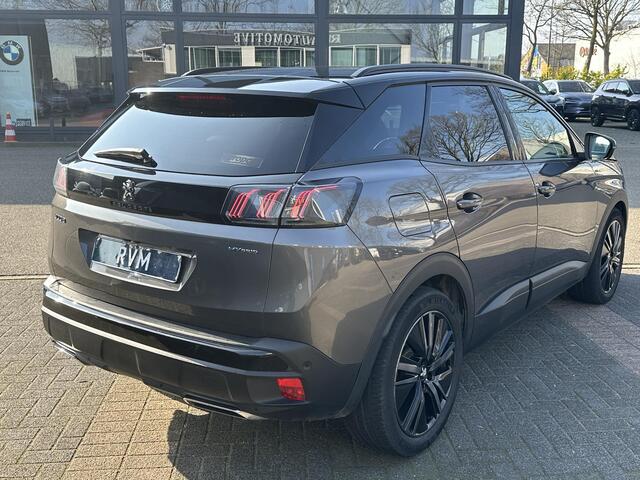 Peugeot 3008 1.6 HYbrid 225 GT PHEV| BLACK OPTIC| ELEK. STOEL + MEMORY| MASSAGESTOELEN| FOCAL AUDIO| STOELVERWARMING| CAMERA VOOR+ ACHTER| ADAPTIVE CRUISE CONTROL| DODE HOEK SENSOR| ELEK. ACHTERKLEP