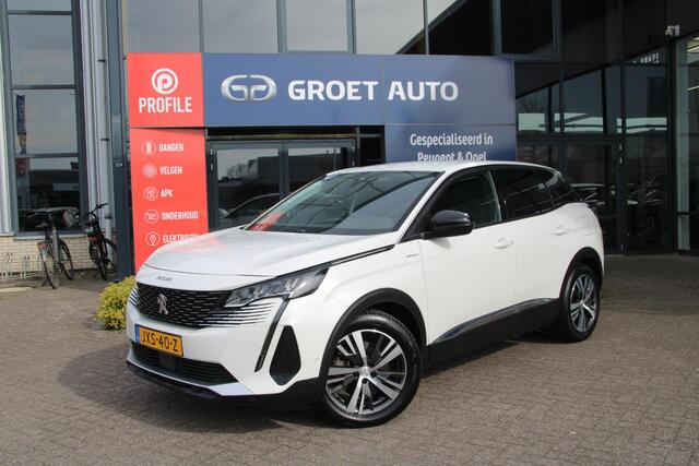 Peugeot 3008 1.6 HYbrid 225 Allure Automaat Plug-in Airco Navi Camera Carplay Trekhaak Stoelverwarming Nieuwstaat