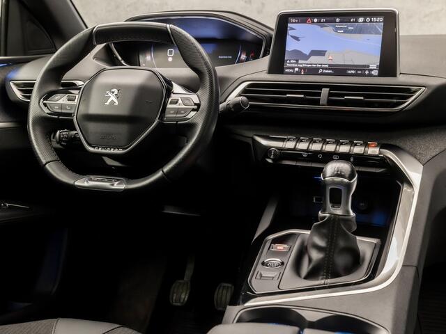 Peugeot 3008 1.2 PureTech GT-Line Sport (PANORAMADAK, APPLE CARPLAY, GROOT NAVI, 360 CAMERA, LEDER, KEYLESS, SPORTSTOELEN, ZWART HEMEL, NIEUWE APK, NIEUWSTAAT)