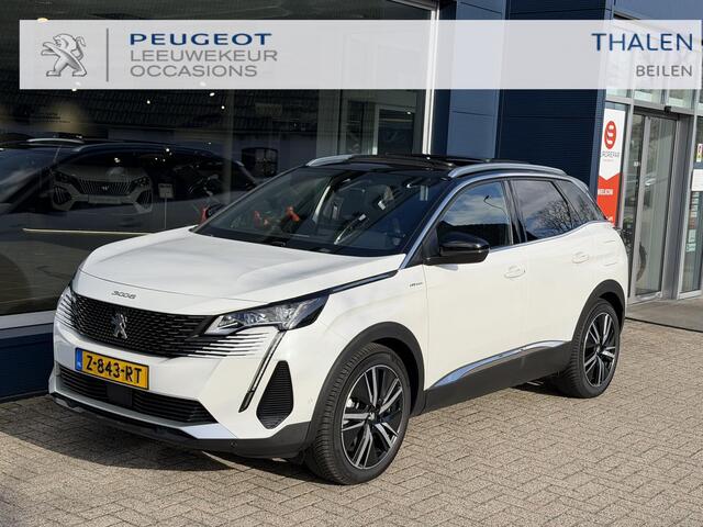 Peugeot 3008 1.6 HYbrid 225 GT | Meest Complete Uitvoering | Afneembare trekhaak 1250 KG | Schuif Kantel Panoramadak | Focal l Alcantara / Massage Stoelen | Full LED | Keyless Pakket | Night Vision | 360 Graden Camera | 19 Inch Velgen | Navigatie | Adaptieve Cruise Co