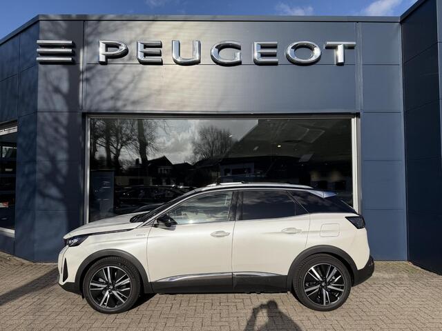 Peugeot 3008 1.6 HYbrid 225 GT | Meest Complete Uitvoering | Afneembare trekhaak 1250 KG | Schuif Kantel Panoramadak | Focal l Alcantara / Massage Stoelen | Full LED | Keyless Pakket | Night Vision | 360 Graden Camera | 19 Inch Velgen | Navigatie | Adaptieve Cruise Co