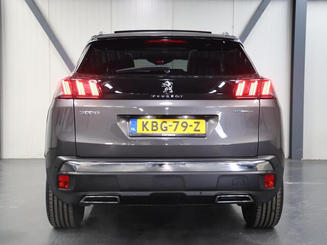 Peugeot 3008 1.6 HYbrid4 300PK GT | 1ste eigenaar | AUTOMAAT | Navigatie | Schuifkanteldak | Dodehoekdetectie | Camera | 18''LMV | Adaptief Cruise Control | AppleCarPlay/AndroidAuto | Climate Control | Virt.Cockpit | Keyless | Isofix | Privacy Glass | Parkeersensoren 