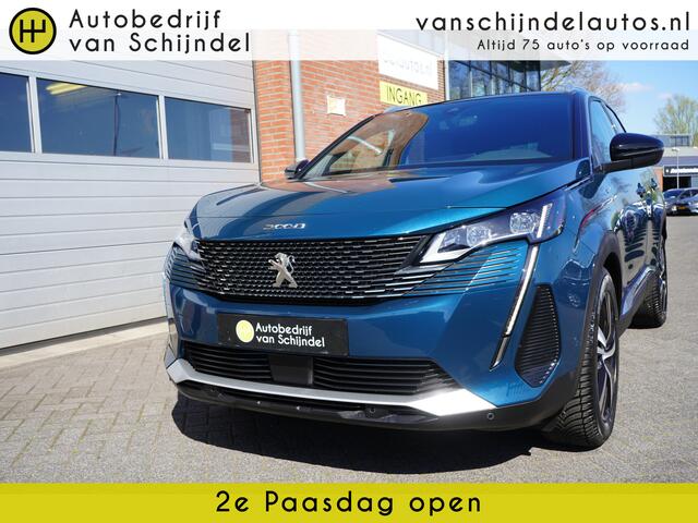 Peugeot 3008 1.2 PURETECH 131PK AUTOMAAT GT PACK LUXE PERFECT ONDERHOUDEN OKT 2021 LUXE LEDER 4X ZGAN ALL SEASON BANDEN ZWARTE HEMEL ADAPTIEVE CRUISE CAMERA ANDROID-APPLECARPLAY VIRTUEEL COCKPIT FULL LED STOELVERWARMING ENZ...