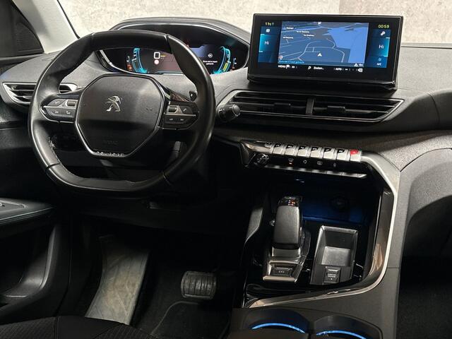 Peugeot 3008 Hybrid 225 Allure Sport 225Pk Automaat (APPLE CARPLAY, GROOT NAVI, LEDER, 360 CAMERA, SPORTSTOELEN, GETINT GLAS, LANE ASSIST, NIEUWSTAAT)