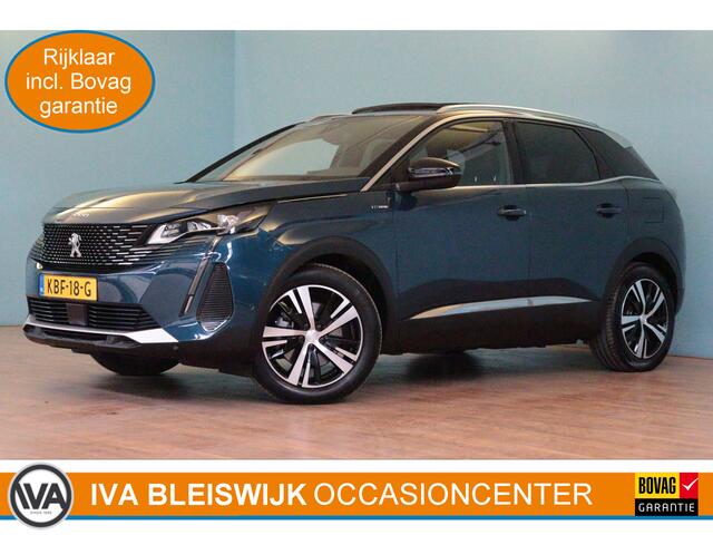 Peugeot 3008 1.6 HYbrid 225 GT | NAVI / APPCONNECT | CAMERA + PDC | ADAP CRUISE | SCHUIF / KANTELDAK | LANE-ASSIST / WARNING |