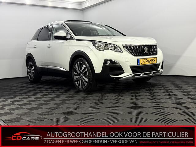 Peugeot 3008 1.2 PureTech Blue Lease Premium Avantage Panoramadak, Camera, Navi, Half leder, Elektrische achterklep, Virtual desk, Cruise control, Memory stoelen