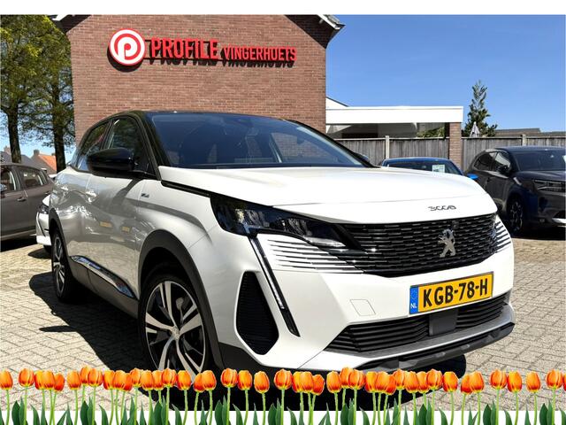 Peugeot 3008 1.6 HYbrid 225 pk Allure * Automaat * * Navigatie * 1/2 Lederen interieur * Stekker Hybride + Benzine * Elektronische Achterklep bed. * Adaptive Cruise Control * Keyless Start * Vingerhoets; Vierde Generatie Eersteklas Service. Al meer dan 100 jaar een be