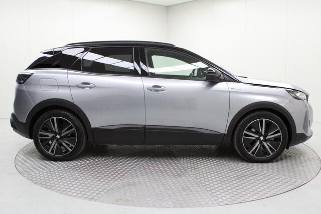 Peugeot 3008 1.6 HYbrid4 300 GT | climate | navi | electr. panoramadak | elektr. achterklep | pdc v/a+camera | carplay | dode hoek | stoelverw. | cruise | bluetooth | adaptieve druise