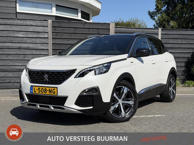 Peugeot 3008 GT Line 1.6 e-THP 165PK EAT6 Automaat Navigatie, Achteruitrijcamera, Keyless, Panoramadak, Trekhaak, Parkeersensoren, Apple Carplay, Android Auto