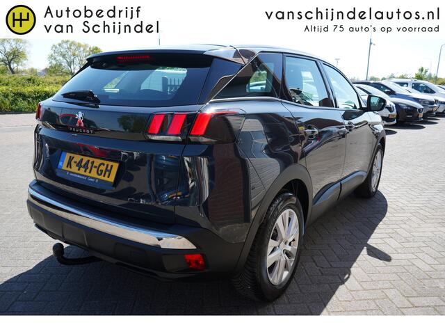Peugeot 3008 1.2 PureTech TREKHAAK - NIEUWE DISTRIBUTIE - CAMERA - NAVI - PARKEERSENSOREN V+A - CARPLAY / ANDROID - 17 INCH LMV - CRUISE - CLIMA - 4X MICHELIN ALLSEASON - ELEKTR INKLAPB. SPIEGELS - HELE NETTE STAAT!