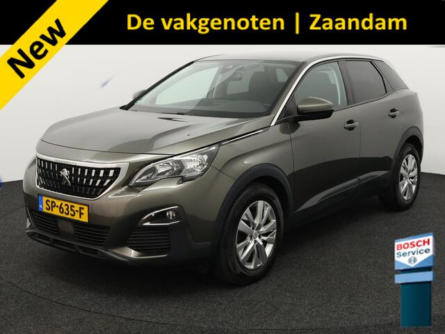 Peugeot 3008 1.2 PureTech Active Apple Carplay/Android Auto, Bluetooth, Navigatie, Cruise control, Rijstrooksensor, Parkeersensor achter, Buitenspiegels elektrisch verstel- en verwarmbaar Hoge instap met veel ruimte in de auto. Luxe suv met alles erop en eraan.