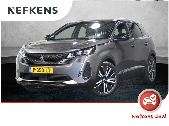 Peugeot 3008 1.6 HYbrid 225PK GT | 1ste Eigenaar | AppleCarPlay/AndroidAuto | Alcantara/Lederen | FOCAL Sound | Adaptive Cruise Control | Schuifkanteldak | 360'Camera | Climate Control | Night Vision | Dodehoekdetectie | AUTOMAAT | Sfeerverlichting | Virt.Cockpit | Ke