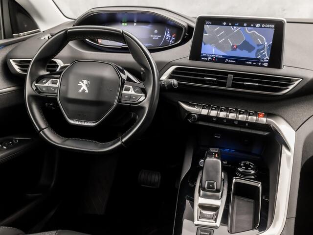 Peugeot 3008 1.2 PureTech Premium Sport Automaat (PANORAMADAK, APPLE CARPLAY, GROOT NAVI, 360 CAMERA, KEYLESS, SPORTSTOELEN, LEDER, ELEK ACHTERKLEP, ADAPTIVE CRUISE, DRIVE MODE, NIEUWSTAAT)