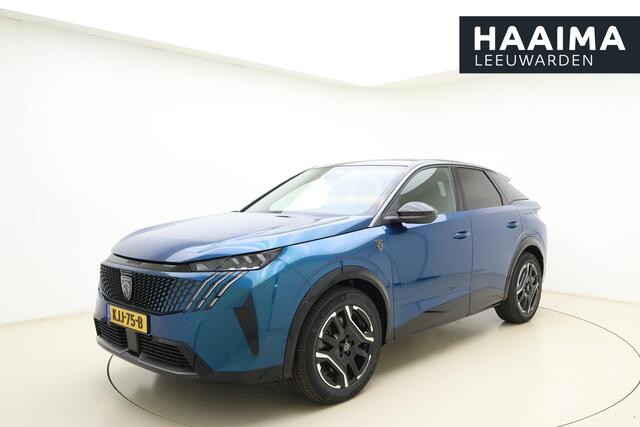 Peugeot 3008 e-3008 GT Avantage 210 73 kWh | Stoelverwarming voor/achter | 360 graden camera | Lederen/Alcantara bekleding | Apple/Android Carplay | Vehicle to load | Dodehoekdetectie | Autonomous emergency braking | Climate control | Memory seats | Stuurbediening | N