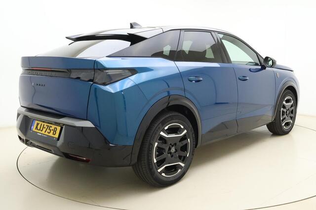 Peugeot 3008 e-3008 GT Avantage 210 73 kWh | Stoelverwarming voor/achter | 360 graden camera | Lederen/Alcantara bekleding | Apple/Android Carplay | Vehicle to load | Dodehoekdetectie | Autonomous emergency braking | Climate control | Memory seats | Stuurbediening | N