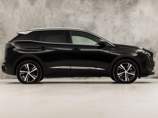 Peugeot 3008 1.6 HYbrid4 300 GT 300Pk Automaat (PANORAMADAK, APPLE CARPLAY, 360 CAMERA, LEDER, GETINT GLAS, SPORTSTOELEN, KEYLESS, ADAPTIVE CRUISE, NIEUWSTAAT)
