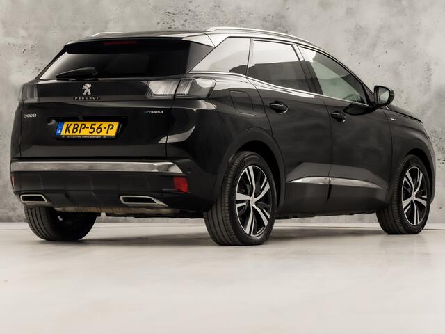 Peugeot 3008 1.6 HYbrid4 300 GT 300Pk Automaat (PANORAMADAK, APPLE CARPLAY, 360 CAMERA, LEDER, GETINT GLAS, SPORTSTOELEN, KEYLESS, ADAPTIVE CRUISE, NIEUWSTAAT)