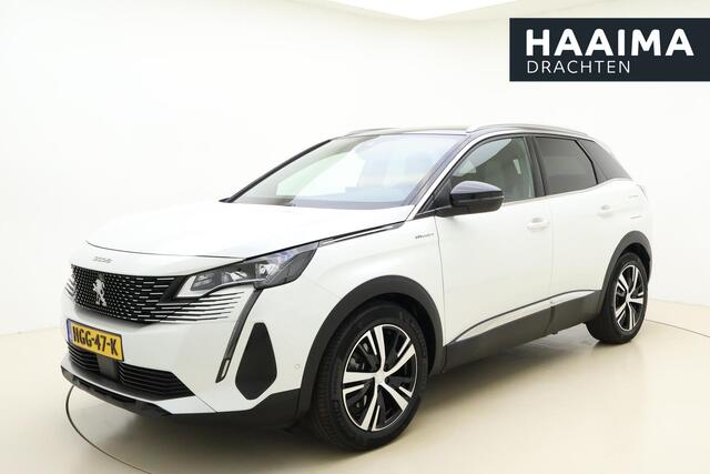 Peugeot 3008 1.6 HYbrid4 Blue Lease GT 300 PK | Adaptive Cruise Control | Apple Carplay & Android Auto | Climate Control | Alcantara bekleding | 360° Camera | Full LED | Navigatie | Afneembare trekhaak | Draadloze telefoonlader