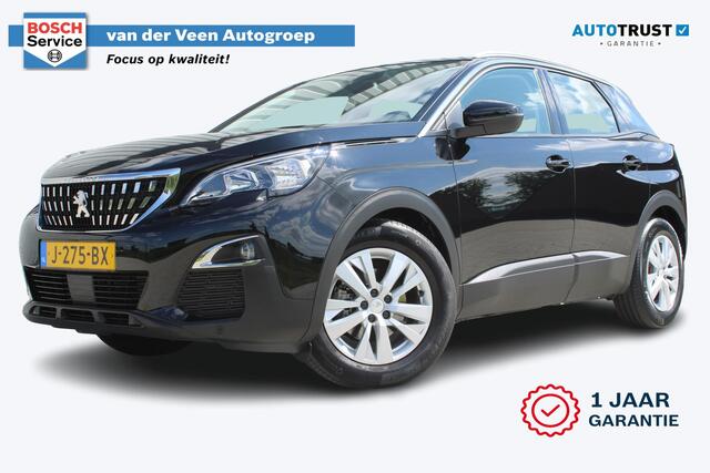 Peugeot 3008 1.2 PureTech Active Avantage | Incl. 12 maanden garantie | Nieuwe distributieriem + beurt | Apple carplay/Android auto | Trekhaak afneembaar | Cruise control | Parkeercamera | Navigatie | Climate control | DAB radio | 100% onderhouden |