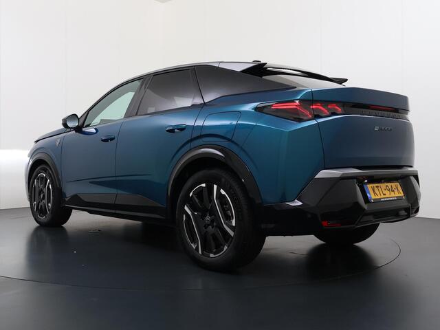 Peugeot 3008 e-3008 GT 73 kWh SOH 94% | VOOR & ACHTERSTOELEN VERWARMD | STUURVERWARMING | MEM. SEAT | STOEL MASSAGE | 360 CAMERA | DIRECT LEVERBAAR! | ADAP. CRUISE | VOLLEDIGE FABRIEKS GARANTIE TM 03-2027 |