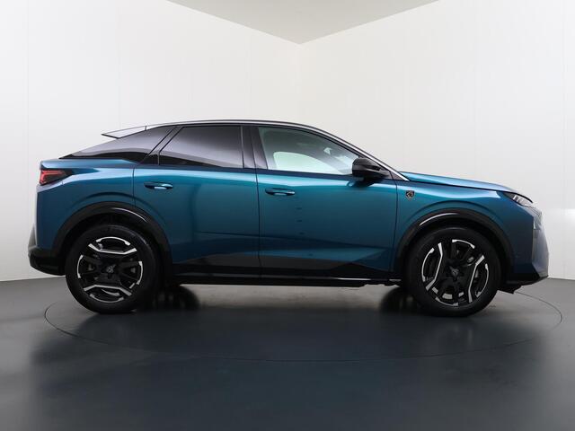 Peugeot 3008 e-3008 GT 73 kWh SOH 94% | VOOR & ACHTERSTOELEN VERWARMD | STUURVERWARMING | MEM. SEAT | STOEL MASSAGE | 360 CAMERA | DIRECT LEVERBAAR! | ADAP. CRUISE | VOLLEDIGE FABRIEKS GARANTIE TM 03-2027 |