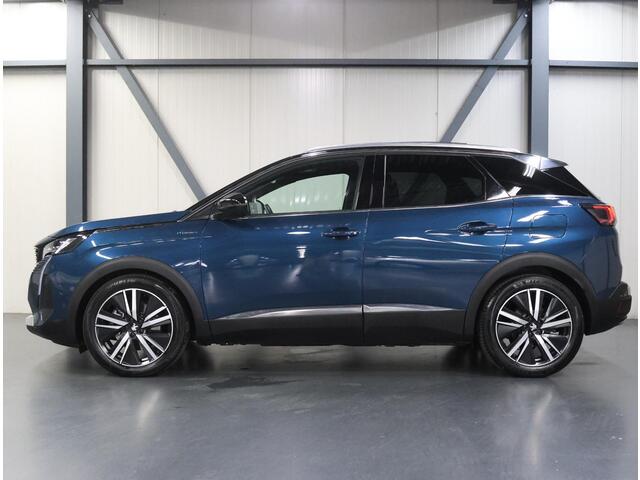 Peugeot 3008 1.6 HYbrid4 300PK GT Pack Business | AppleCarPlay/AndroidAuto | Adaptive Cruise Control | Schuifkanteldak | Focal Sound | Camera | Climate Control | Dodehoekdetectie | AUTOMAAT | Sfeerverlichting | Virt.Cockpit | Keyless | Isofix | Privacy Glass | Parkeersensoren | Two-Tone | Electrische achterklep | Trekhaak |