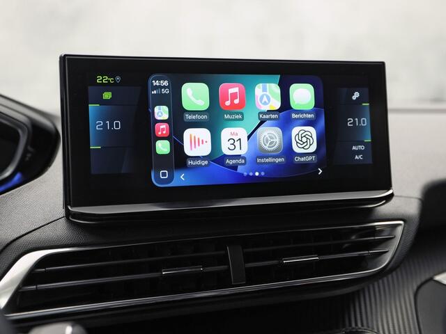 Peugeot 3008 1.6 HYbrid 225 Allure Sport 225Pk Automaat (APPLE CARPLAY, GROOT NAVI, 360 CAMERA, GETINT GLAS, SPORTSTOELEN, LEDER, ZWART HEMEL, LANE ASSIST, NIEUWSTAAT)