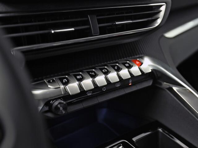 Peugeot 3008 1.6 HYbrid 225 Allure Sport 225Pk Automaat (APPLE CARPLAY, GROOT NAVI, 99% SOH, 360 CAMERA, LEDER, SPORTSTOELEN, ZWART HEMEL, GETINT GLAS, NIEUWSTAAT)