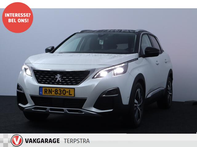 Peugeot 3008 1.2 PureTech Allure/ D-Riem verv: 95.000 Kilometer!/ Automaat/ Trekhaak/ Virtual Dashb./ 18'' LMV/ LED Koplampen/ Half-Leder/ Keyless/ Dode-Hoek DET./ Apple + Android/ Lane-Assist./ Extra getint glas/ Bluetooth/
