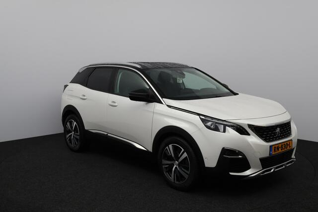 Peugeot 3008 1.2 PureTech Allure/ D-Riem verv: 95.000 Kilometer!/ Automaat/ Trekhaak/ Virtual Dashb./ 18'' LMV/ LED Koplampen/ Half-Leder/ Keyless/ Dode-Hoek DET./ Apple + Android/ Lane-Assist./ Extra getint glas/ Bluetooth/