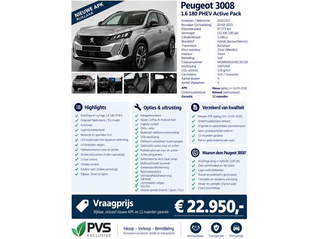 Peugeot 3008 HYBRID 225 ALLURE PACK