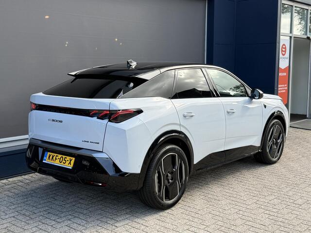 Peugeot 3008 e-3008 GT Long Range 230 97 kWh | Nieuwe Auto | Tot 8 jaar Garantie | 700 KM WLTP | Stoel & Stuurverwarming | LED Matrix Verlichting | Navigatie | 20" Lichtmetalen Velgen | 360 Graden Camera | Dode Hoek Detectie | Adaptieve Cruise Control | Hoge Zitpositie | Warmtepomp |