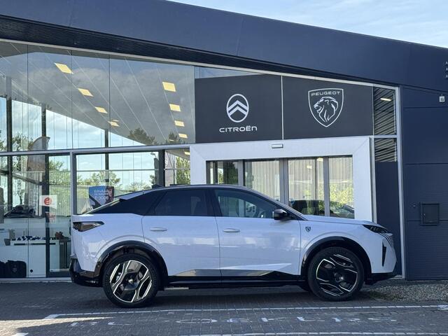 Peugeot 3008 e-3008 GT 73 kWh | NIEUW | 16% bijtelling tot € 30.000 | WLTP tot 526km | 160kW snelladen | Schuif-/kanteldak | Stoel- & stuurverwarming | Elektr. achterklep | Adaptieve Cruise Control | Navi