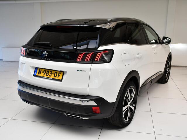 Peugeot 3008 1.6 HYbrid 225 GT | Alcantara | Stoelverwarming | Elektrisch bedienbare achterklep | Navigatie | Keyless Entry + Start |