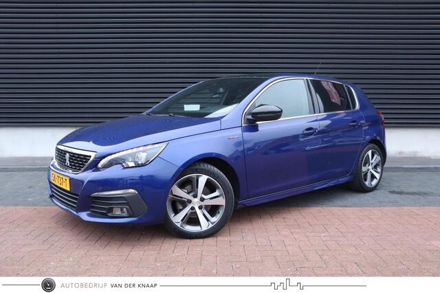 Peugeot 308 1.2 PureTech GT-line | Dealer onderhouden | Pano | Lane-assist | Mirror-Link | PDC + Camera | Leder | LED | Cruise |