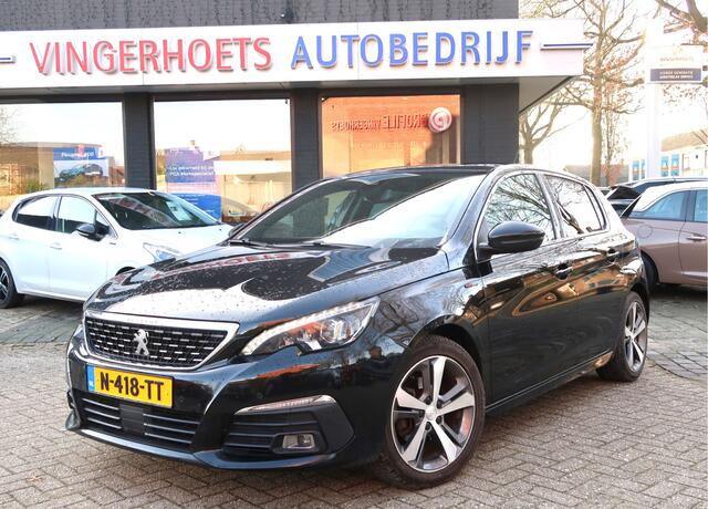 Peugeot 308 130 Pk *** GT-line *** Benzine * Navigatie * Panoramadak * 1/2 Lederen Interieur * L.M. Velgen * Keyless Start * Achteruitrij Camera * Parkeersensoren voor en achter * Zwart * Vingerhoets; Vierde Generatie Eersteklas Service !