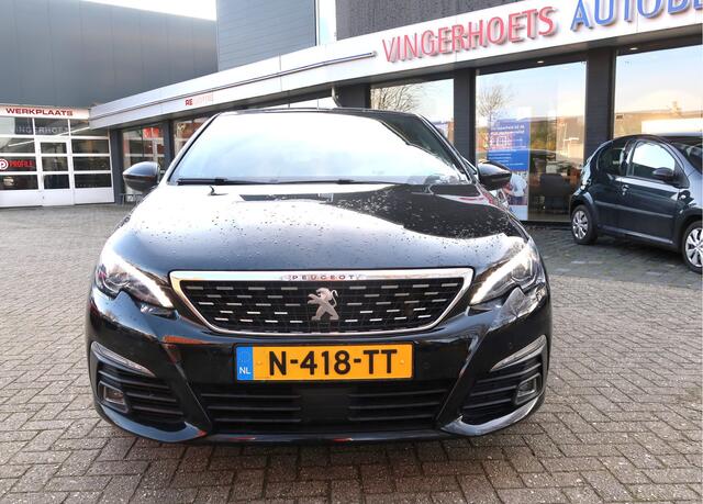 Peugeot 308 130 Pk *** GT-line *** Benzine * Navigatie * Panoramadak * 1/2 Lederen Interieur * L.M. Velgen * Keyless Start * Achteruitrij Camera * Parkeersensoren voor en achter * Zwart * Vingerhoets; Vierde Generatie Eersteklas Service !