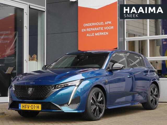 Peugeot 308 1.2 Hybrid 136 e-DCS6 GT | nieuwe auto | Alcantara | Stoel en stuurverwarming | Navigatie | 18" lichtmetalen velgen | 360 graden camera | Full led | Keyless entry & start
