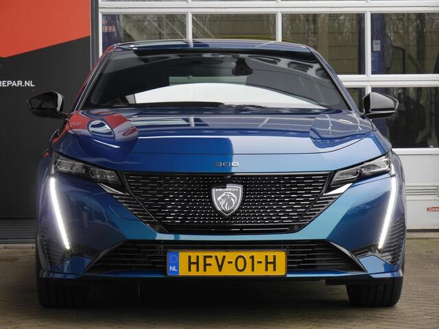 Peugeot 308 1.2 Hybrid 136 e-DCS6 GT | nieuwe auto | Alcantara | Stoel en stuurverwarming | Navigatie | 18" lichtmetalen velgen | 360 graden camera | Full led | Keyless entry & start