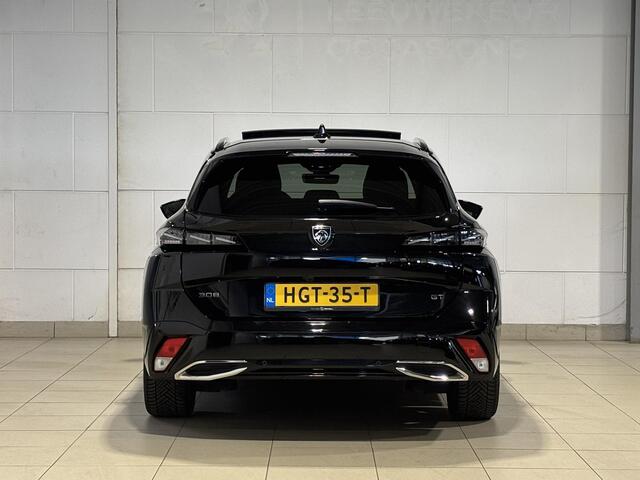 Peugeot 308 SW GT 1.2 Turbo 130pk EAT8 AUTOMAAT | SCHUIF/KANTELDAK | ALCANTARA/LEDER | STOELMASSAGE | ELEKTRISCHE A.KLEP | 360° CAMERA | WINTERPAKKET |