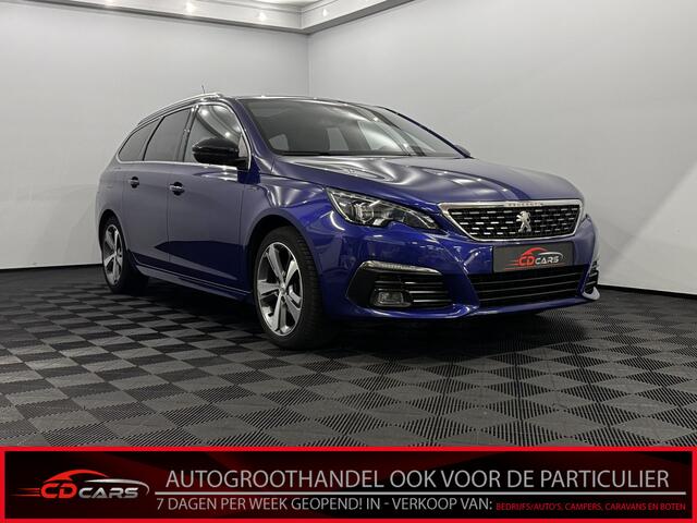 Peugeot 308 SW 1.2 PureTech GT-line Half leder, Pano, Camera, Navi, Rijstrook correctie, Cruise control, Keyless start