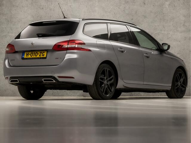 Peugeot 308 SW 1.2 PureTech GT-line Automaat (PANORAMADAK, APPLE CARPLAY, GROOT NAVI, 360 CAMERA, ADAPTIVE CRUISE, LEDER, SPORTSTOELEN, KEYLESS, DENON AUDIO, LED KOPLAMPEN, DAB+, ZWART HEMEL, NIEUWSTAAT)