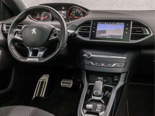 Peugeot 308 SW 1.2 PureTech GT-line Automaat (PANORAMADAK, APPLE CARPLAY, GROOT NAVI, 360 CAMERA, ADAPTIVE CRUISE, LEDER, SPORTSTOELEN, KEYLESS, DENON AUDIO, LED KOPLAMPEN, DAB+, ZWART HEMEL, NIEUWSTAAT)