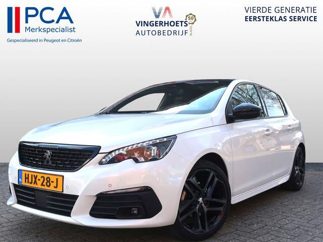 Peugeot 308 130 Pk Benzine * GT-line * Super Sportief * Black Pack * Navigatie * Panoramadak * Denon Geluid * 1/2 Leder Interieur * DAB Radio * Achteruitrij Camera * Zwarte Hemelbekleding * Adaptive Cruise Control * Keyless Entry & Start Button * Vingerhoets: Vierde 