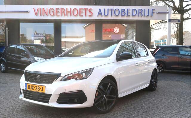 Peugeot 308 130 Pk Benzine * GT-line * Super Sportief * Black Pack * Navigatie * Panoramadak * Denon Geluid * 1/2 Leder Interieur * DAB Radio * Achteruitrij Camera * Zwarte Hemelbekleding * Adaptive Cruise Control * Keyless Entry & Start Button * Vingerhoets: Vierde 