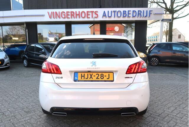 Peugeot 308 130 Pk Benzine * GT-line * Super Sportief * Black Pack * Navigatie * Panoramadak * Denon Geluid * 1/2 Leder Interieur * DAB Radio * Achteruitrij Camera * Zwarte Hemelbekleding * Adaptive Cruise Control * Keyless Entry & Start Button * Vingerhoets: Vierde 