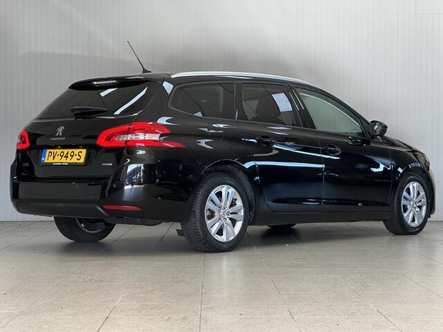 Peugeot 308 SW 1.2 PureTech Blue Lion/ D-Riem verv: 103.000KM!/ Panorama-Dak/ Navi/ DAB+/ Clima/ Cruise/ Bluetooth/ Armsteun/ Multi. LEDER. Stuur/ 16'' LMV/ Mistl./ PDC V+A/ Extra getint glas/ Dakrails.